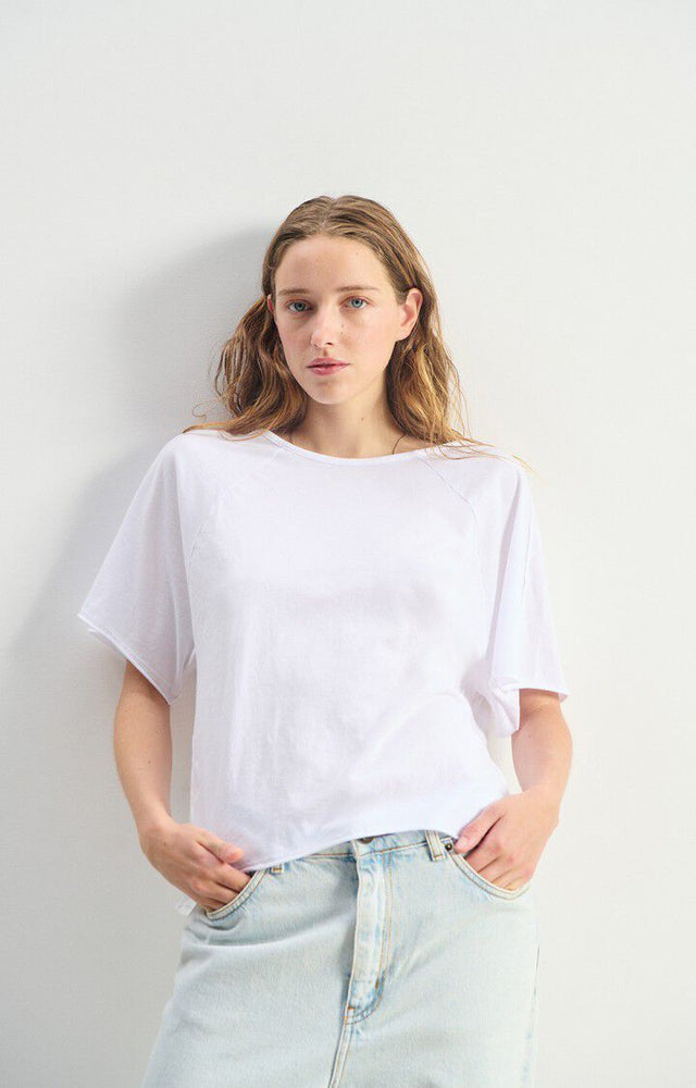 Tricou maneca scurtra femei, oversized, American Vintage