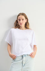 Tricou maneca scurtra femei, oversized, American Vintage