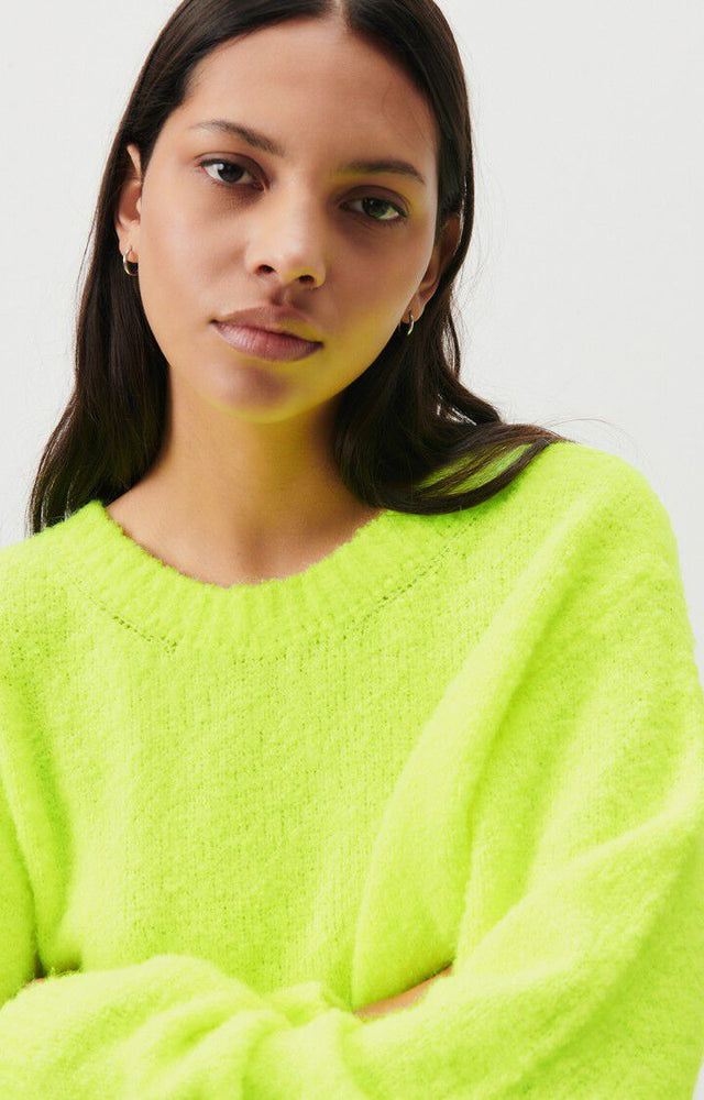 Pullover neon, femei, American Vintage