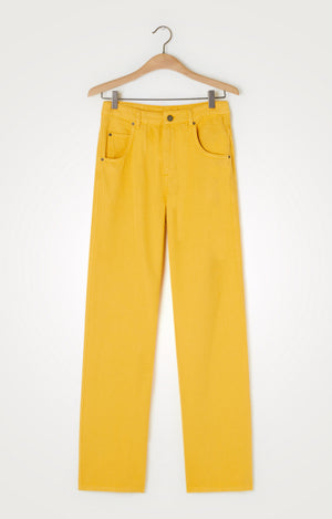 
                
                    Load image into Gallery viewer, Jeans femei galben mango, American Vintage
                
            