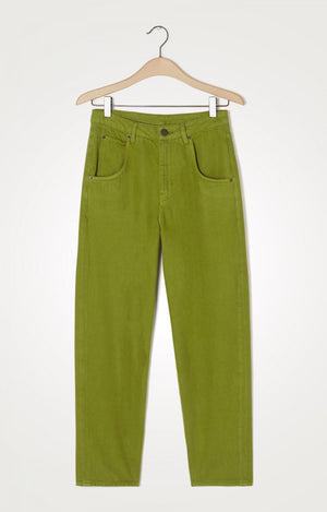 Jeans femei,  verde army, American Vintage