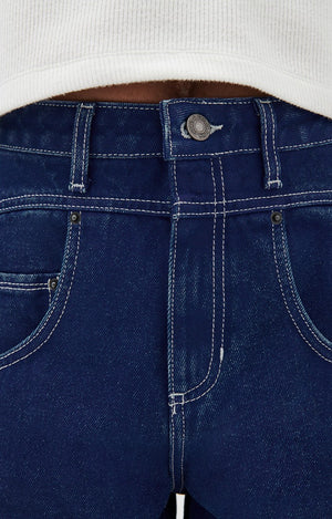 Jeans femei, American Vintage, Indigo