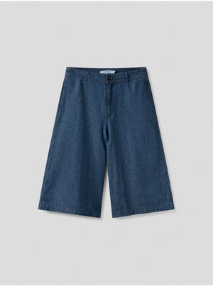 
                
                    Load image into Gallery viewer, Pantaloni denim cullote, Nice Things
                
            
