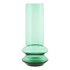 Vaza Transparenta Verde din Sticla