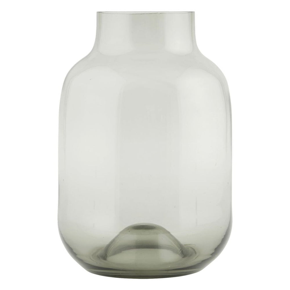 Vaza din Sticla Transparenta Gri